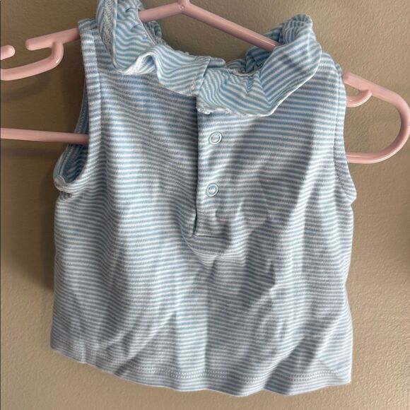 Edgehill collection 3 months Blue Striped Baby Outfit - Picture 4 of 6